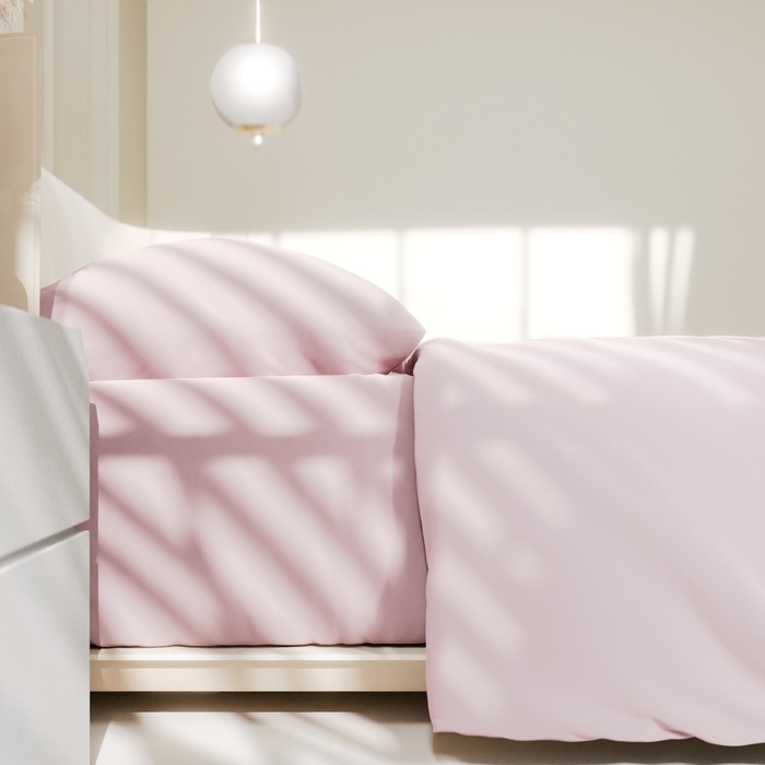 Постельное бельё LoveLife дуэт "Almond flower" 150х215 см-2 шт, 225х240см, 50х70&plusmn;3см-2шт, микрофибра 85 гр