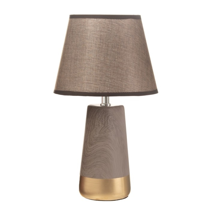 Настольная лампа Настольная лампа "Адриен" E14 40Вт коричневый 23х23х40 см RISALUX