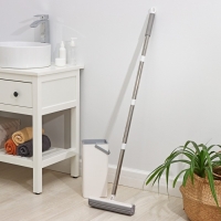 Швабра с отжимом и ведром Raccoon &laquo;Компакт&raquo;: ведро 17&times;12,5&times;34 см, 5,5 л, швабра с насадкой ПВА 28&times;4,5&times;121 см