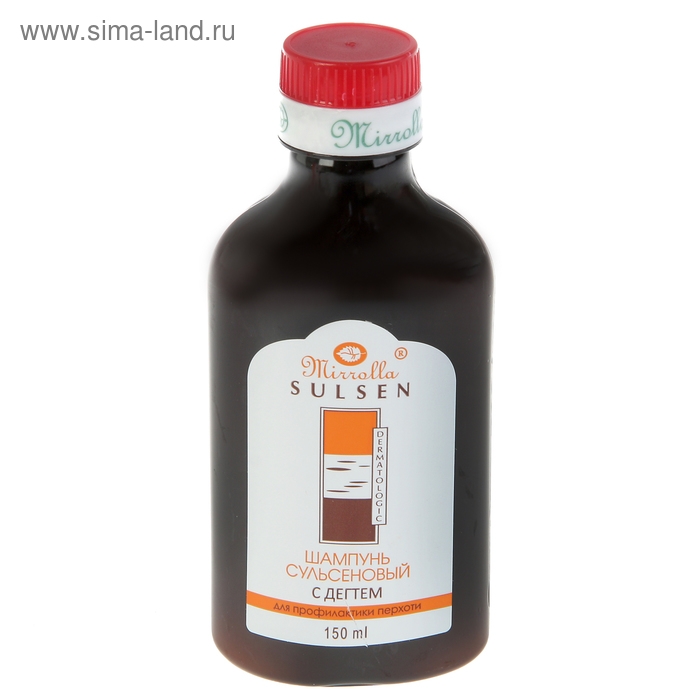 Шампунь Mirrolla &laquo;Сульсен Мите&raquo; 1% с дёгтем, 150 мл