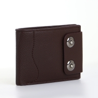Портмоне мужское на магните, цвет коричневый Портмоне мужское на магните, цвет коричневый