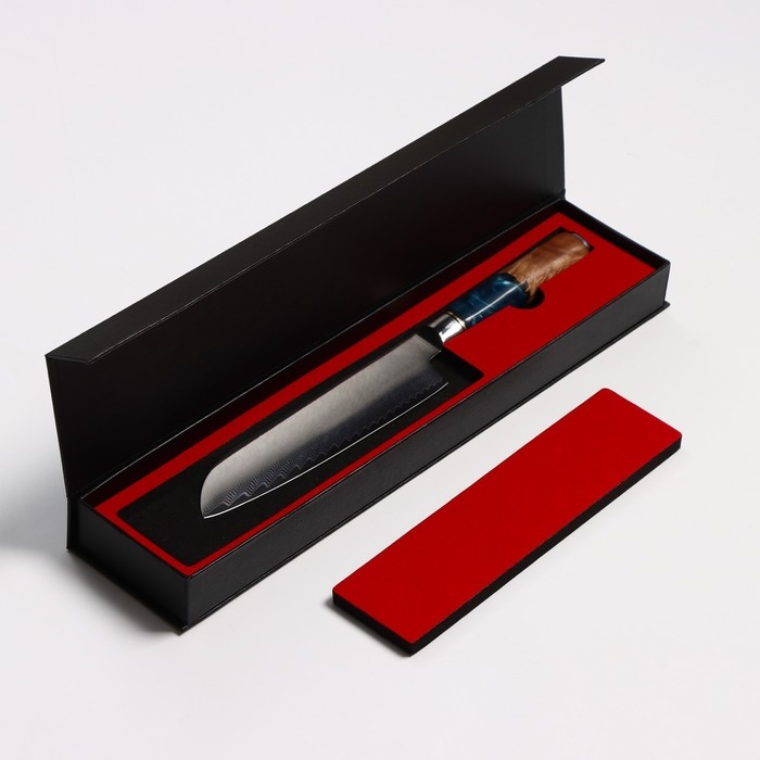 Нож Сантоку Paladium, 17,8 см, дамасская сталь VG-10 Нож Сантоку Paladium, 17,8 см, дамасская сталь VG-10