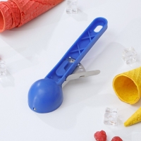 Ложка для мороженого Доляна «Помощник», 20,5 см, 50 мл, цвет МИКС Ложка для мороженого Доляна «Помощник», 20,5 см, 50 мл, цвет МИКС