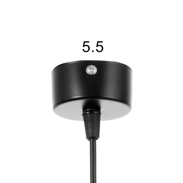 Светильник BayerLux Подвес BayerLuxной Светильник BayerLux Подвес BayerLuxной "Вартона" LED 6Вт 4000К черный золото 4х4х27-227см