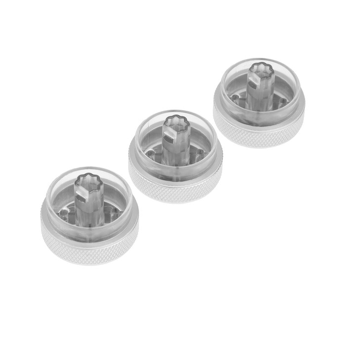 Ручка переключения климата Ford, хром, набор 3 шт Ручка переключения климата Ford, хром, набор 3 шт