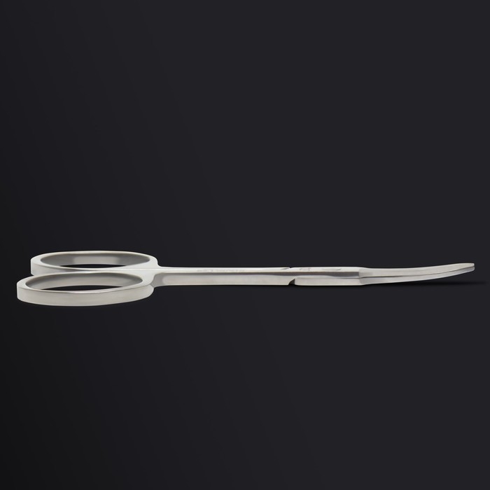 Ножницы маникюрные «Premium», для кутикулы, загнутые, узкие, 9 см, на блистере, цвет серебристый Ножницы маникюрные «Premium», для кутикулы, загнутые, узкие, 9 см, на блистере, цвет серебристый