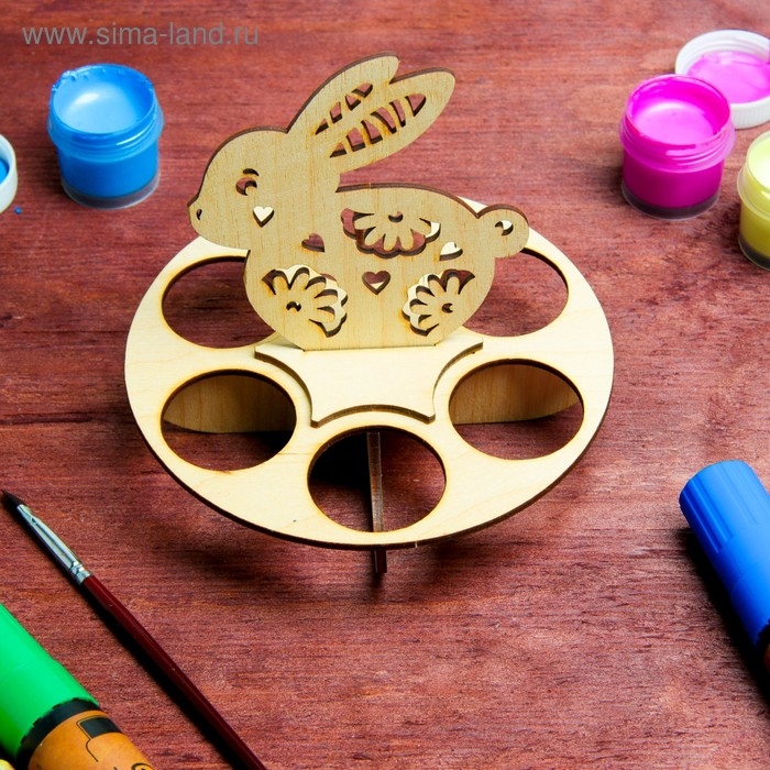 Подставка под 6 яйц «Кролик» Подставка под 6 яйц «Кролик»