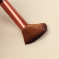 Набор кистей для макияжа &laquo;Рептилия&raquo;, 7 предметов, чехол на кнопке, цвет чёрный