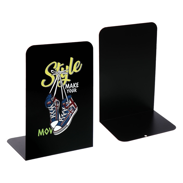 Подставки для книг Подставки для книг "Кеды", 2 штуки, чёрные