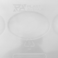 Горшок пластиковый с поддоном для цветов &laquo;Квадро&raquo;, 6 л, цвет прозрачный