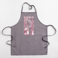 Фартук Этель Best in the kitchen 60х70 см, 100% хлопок, репс 210 г/м2 Фартук Этель Best in the kitchen 60х70 см, 100% хлопок, репс 210 г/м2