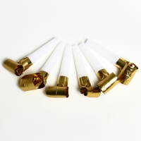 Карнавальный язычок «Праздник», набор 6 шт., цвет золотой Карнавальный язычок «Праздник», набор 6 шт., цвет золотой