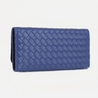 Кошелёк женский на кнопке, цвет синий Кошелёк женский на кнопке, цвет синий