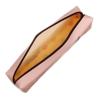 Пенал школьный "Зверюшка", на молнии, бежевый Пенал школьный "Зверюшка", на молнии, бежевый