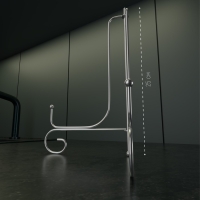 Подставка под тарелки Доляна, 15,5&times;25,5 см, цвет хром