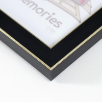 Фоторамка пластик "Акварель" 10х15 см, чёрный