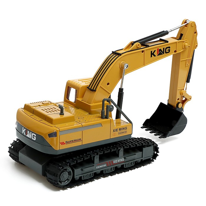 Экскаватор радиоуправляемый &laquo;Стройка&raquo;, подвижный ковш, работает от аккумулятора