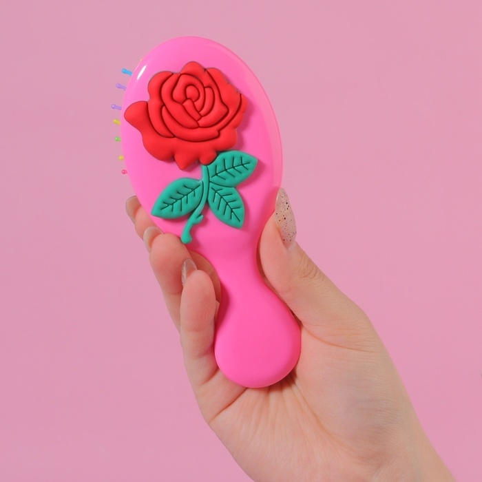 Расчёска - мини массажная, 6 × 14,5 см, рисунок МИКС Расчёска - мини массажная, 6 × 14,5 см, рисунок МИКС