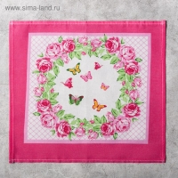 Набор женских носовых платков, принт МИКС, размер 28х28 см-10 шт, ситец Набор женских носовых платков, принт МИКС, размер 28х28 см-10 шт, ситец