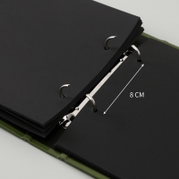 Фотоальбом 25 листов (уголки+кольца) "Граната" тиснение 19х27х3 см