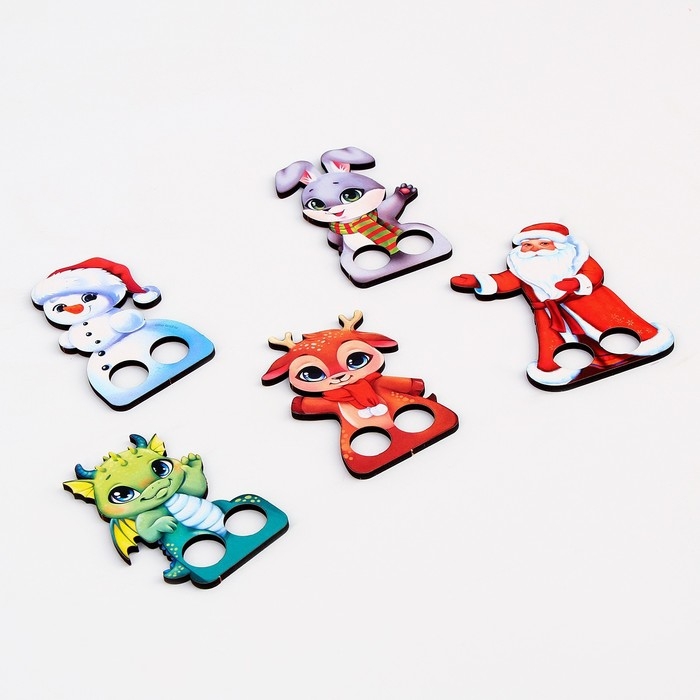 Новый год! Игровой набор. Пальчиковый театр &laquo;Любимые персонажи&raquo;