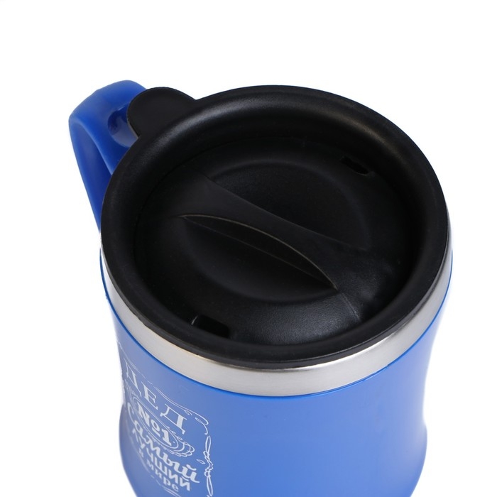 Термокружка, 350 мл, Lifestyle Термокружка, 350 мл, Lifestyle "Самый лучший дед", сохраняет тепло 3 ч