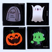 Хэллоуин. Антистресс сквиш мялка &laquo;Надувайка&raquo;, с наклейками, с воздухом, цвета МИКС