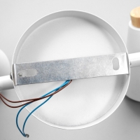 Спот "Конус" 2х40Вт Е27 белый 30х12х16 см Спот "Конус" 2х40Вт Е27 белый 30х12х16 см