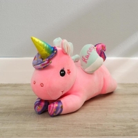 Мягкая игрушка &laquo;Единорог&raquo;, лежачий, со звездами, 40 см