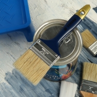 Кисть плоская ТУНДРА, натуральная щетина, пластиковая рукоятка, 2.5", 63 мм Кисть плоская ТУНДРА, натуральная щетина, пластиковая рукоятка, 2.5", 63 мм