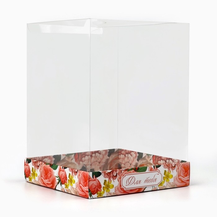 Коробка для кондитерских изделий «Нежность», 15 х 15 х 20 см Коробка для кондитерских изделий «Нежность», 15 х 15 х 20 см