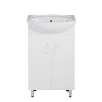 Комплект мебели: Тумба белая + раковина "Уют - 500", 50 х 41,7 х 81 см