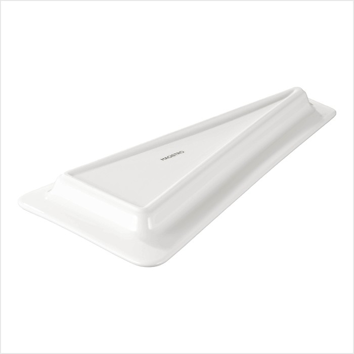 Блюдо фарфоровое для подачи Magistro Сrotone, 33,4&times;15,8&times;2,5 см, цвет белый