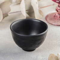 Соусник &laquo;Чёрный Восток&raquo;, 140 мл, d=8,5 см (дно 3,2 см), цвет чёрный