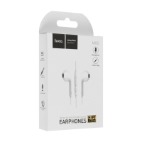 Наушники Hoco M55, проводные, вкладыши, микрофон, Jack 3.5, 1.2 м, белые Наушники Hoco M55, проводные, вкладыши, микрофон, Jack 3.5, 1.2 м, белые