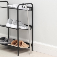 Ложка для обуви Доляна, металлическая, 60&times;4,5 см, нержавеющая сталь