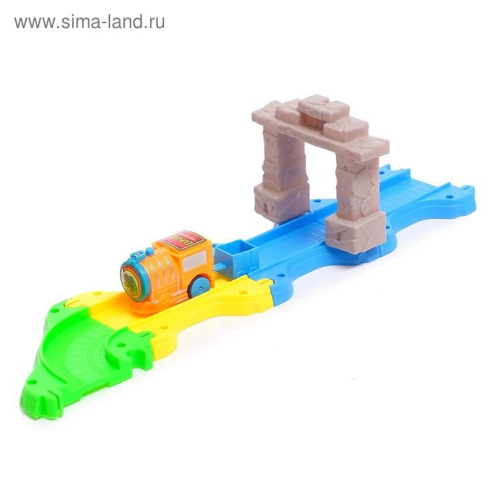 Железная дорога «Истории динозавров», работает от батареек Железная дорога «Истории динозавров», работает от батареек