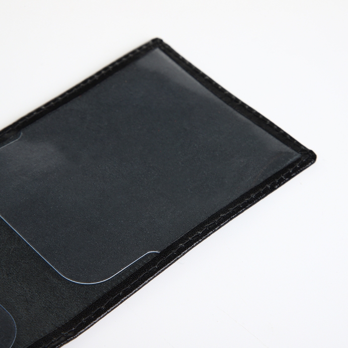 Обложка для удостоверения Обложка для удостоверения "Ветеран боевых действий", цвет чёрный