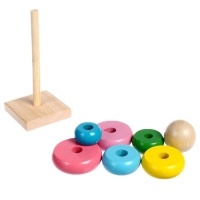 Развивающая игрушка &laquo;Пирамидка из дерева&raquo;