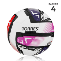 Футзальный мяч TORRES Futsal Resist, FS321024, полугибридная сшивка, 24 панели, р. 4, PU Футзальный мяч TORRES Futsal Resist, FS321024, полугибридная сшивка, 24 панели, р. 4, PU