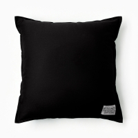 Подушка Этель, 45х45+1 см, чёрный, 100% хлопок Подушка Этель, 45х45+1 см, чёрный, 100% хлопок