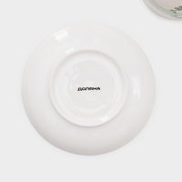 Сервиз фарфоровый чайный Доляна «Эвкалипт», 12 предметов: 6 чашек 280 мл, 6 блюдец d=15 см Сервиз фарфоровый чайный Доляна «Эвкалипт», 12 предметов: 6 чашек 280 мл, 6 блюдец d=15 см