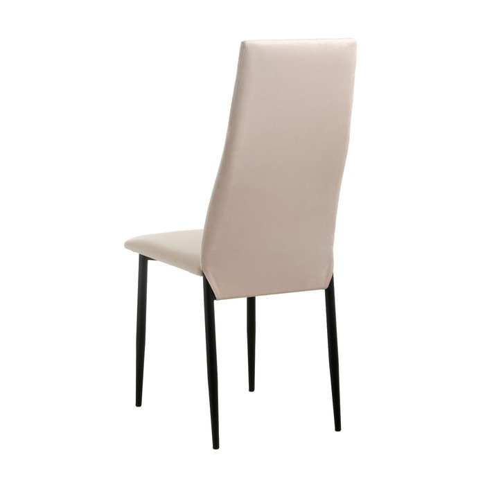 Стул Стул "ВОЛНА", Черный/Велюр крем