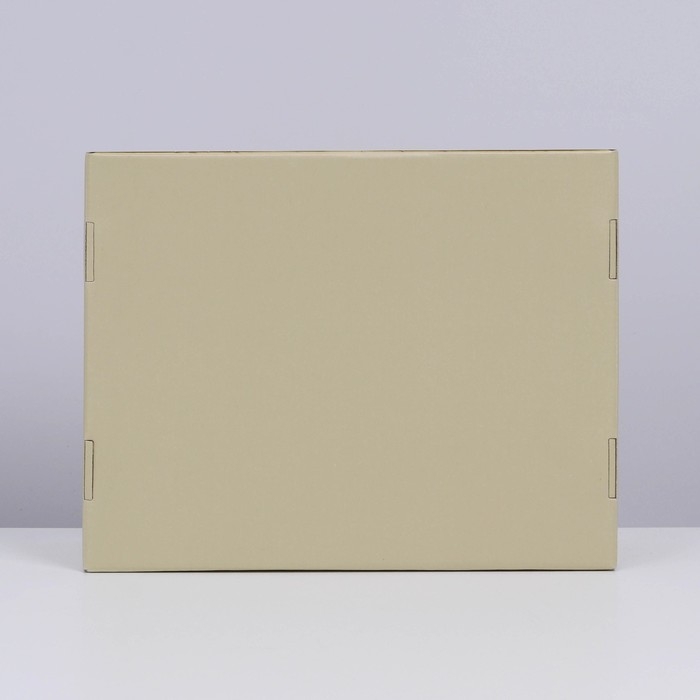 Коробка подарочная складная, упаковка, &laquo;Бежевая&raquo;, 27 х 21 х 9 см