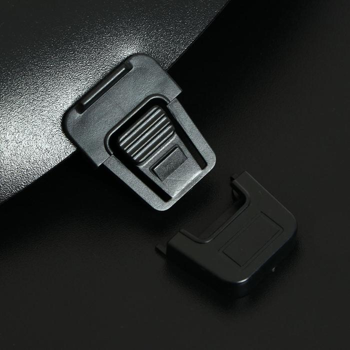 Папка-портфель А4 Calligrata, 6 отделений, 700мкм, до 300 листов, чёрная