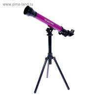 Телескоп детский &laquo;Юный астроном&raquo;, 20х, 40х, 60х, с штативом, цвета МИКС