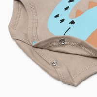 Боди Крошка Я "Дракоша", рост 68-74 см , бежевый