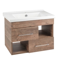 Комплект мебели для ванной комнаты "Прованс 70": тумба с раковиной, зеркало-шкаф, Пенал