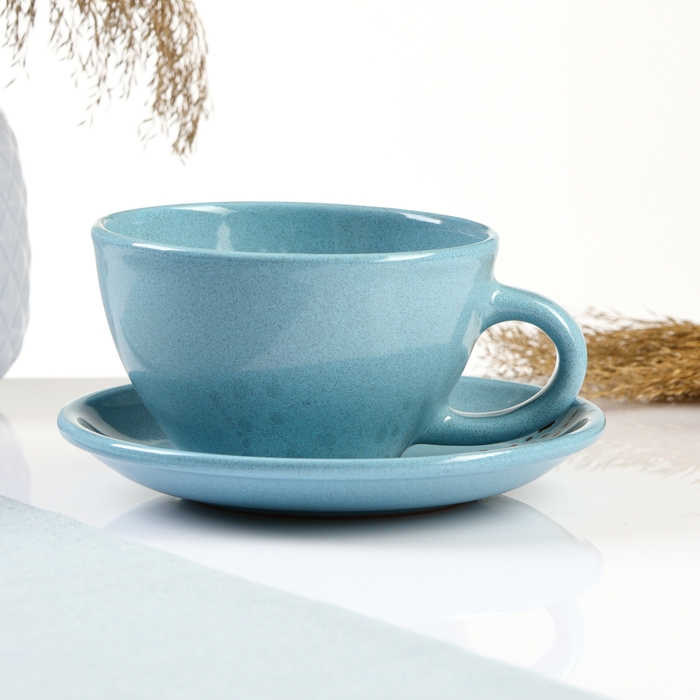 Чайная пара Чайная пара "Подарочная" 0,3л / 16см, блюз