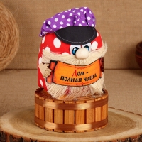 Оберег-копилка "Дом - полная чаша", 22 х 14 см, микс Оберег-копилка "Дом - полная чаша", 22 х 14 см, микс